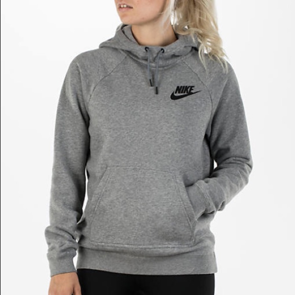 Nike Sportswear Rally Hoodie Women Small S Grey